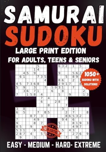 Super Samurai Sudoku Puzzles: 13-Grid Sudoku Puzzles: SomatoMint